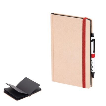 Kraft Sert Kapak Defter  13 x 21 cm – p6491 Promosyon Defter