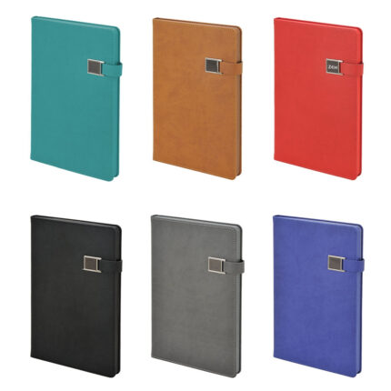 Termo Deri Kapaklı Defter – 13×21 cm –  p6509 Tarihsiz Ajanda